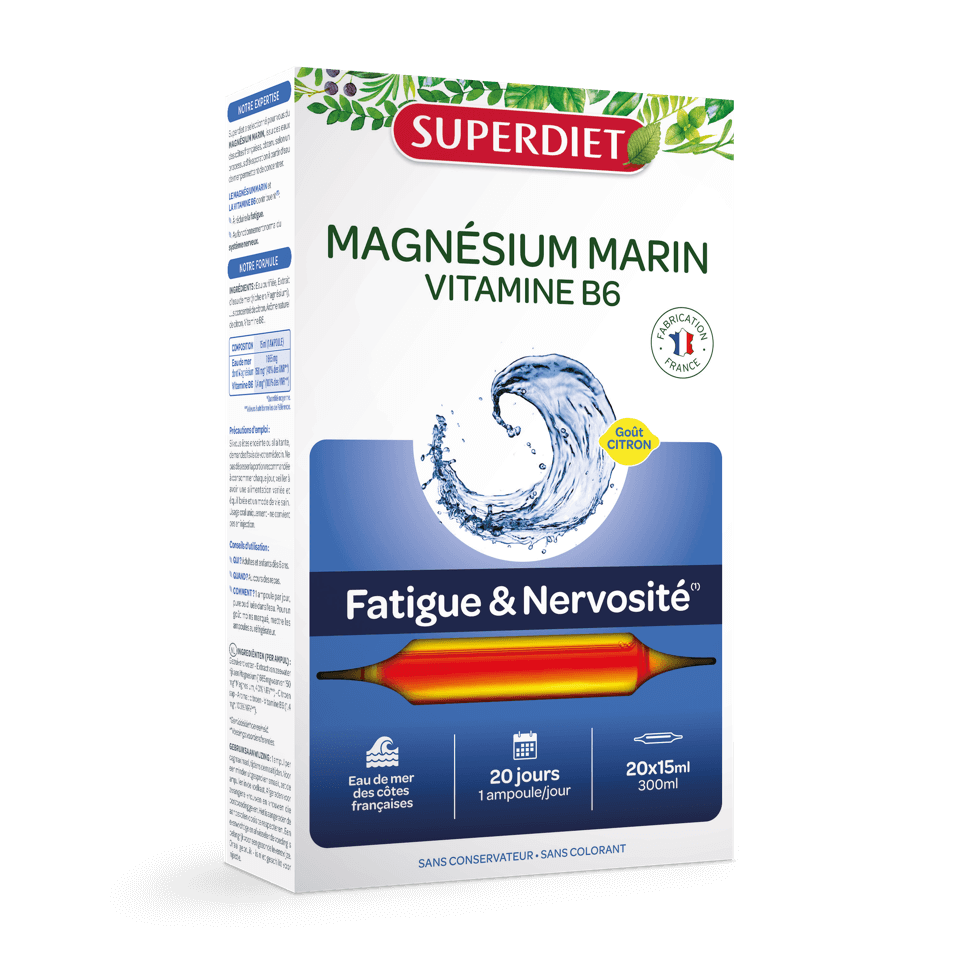 Super Diet Magnesium van zee oorsprong vit B6 20x10ml  PL483/304